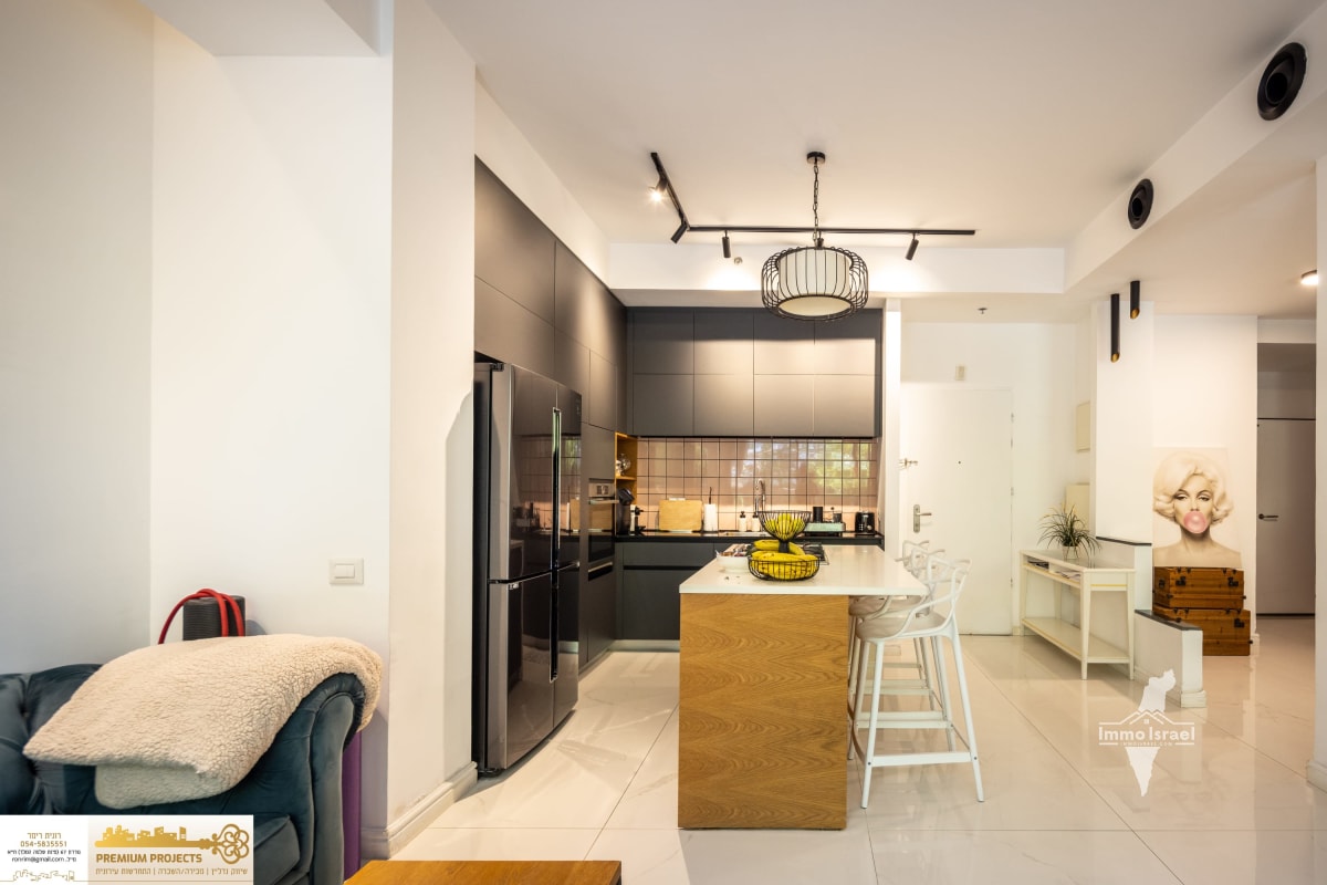 Appartement rez-de-jardin de luxe de 4 pièces à vendre au 76 rue HaHashmonaim, Tel Aviv-Yafo