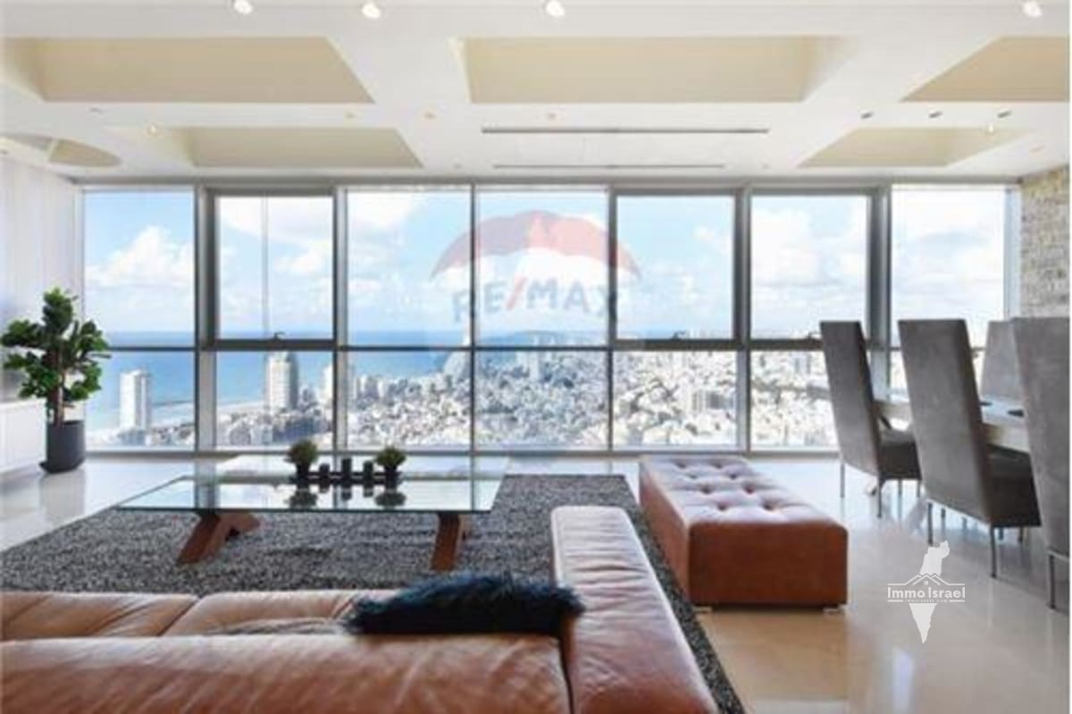 Penthouse de 4 pièces à louer sur la rue Ahad Ha'Am, Tel Aviv-Yafo