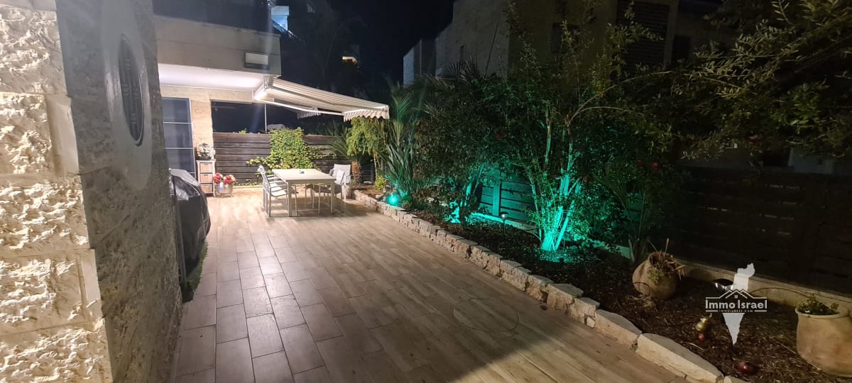 6-Room Garden Apartment for Sale on Shimon Ben Hamo Street, Jerusalem