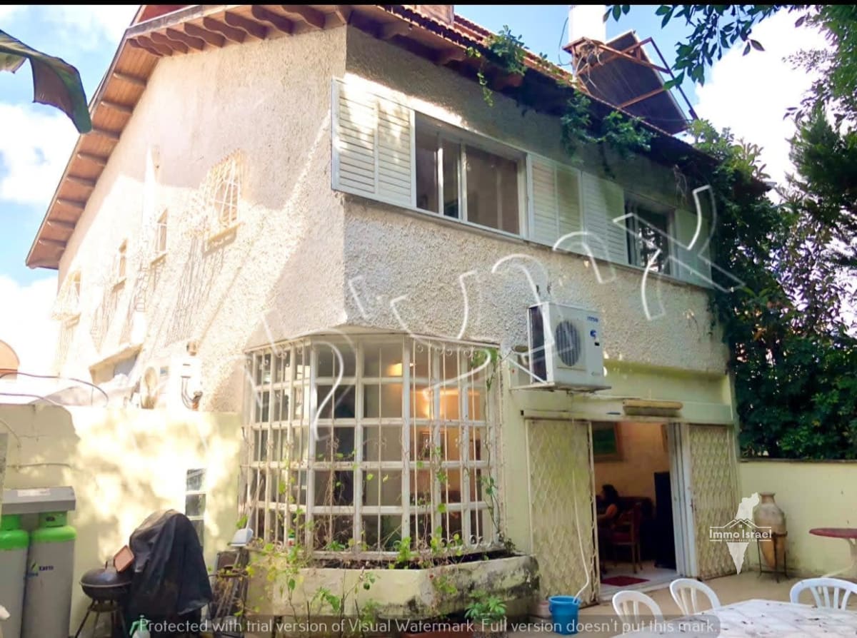 בית פרטי 8 חדרים למכירה ברחוב ישראל ישעיהו, הרצליה