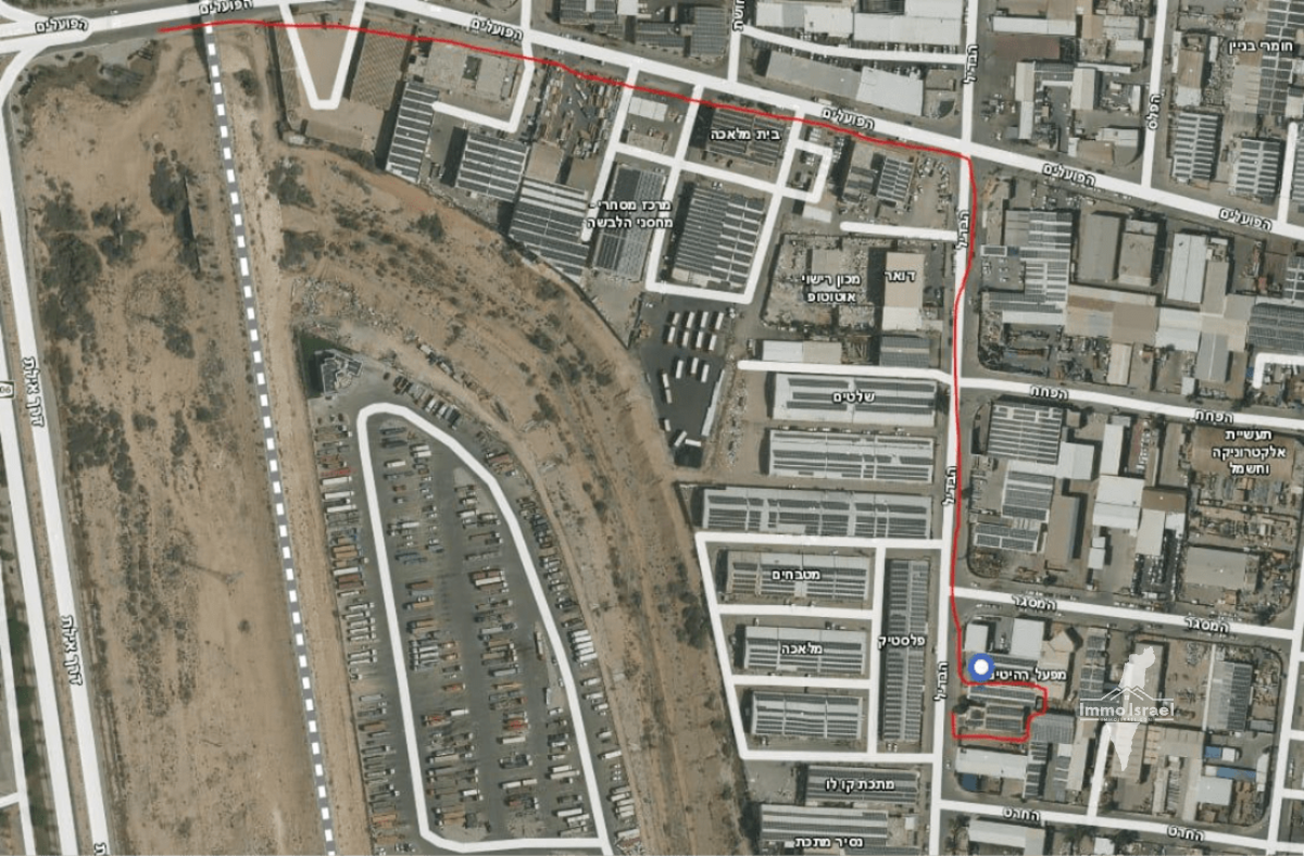 Industrial building for rent on Ha-Bdil Street, Be'er Sheva