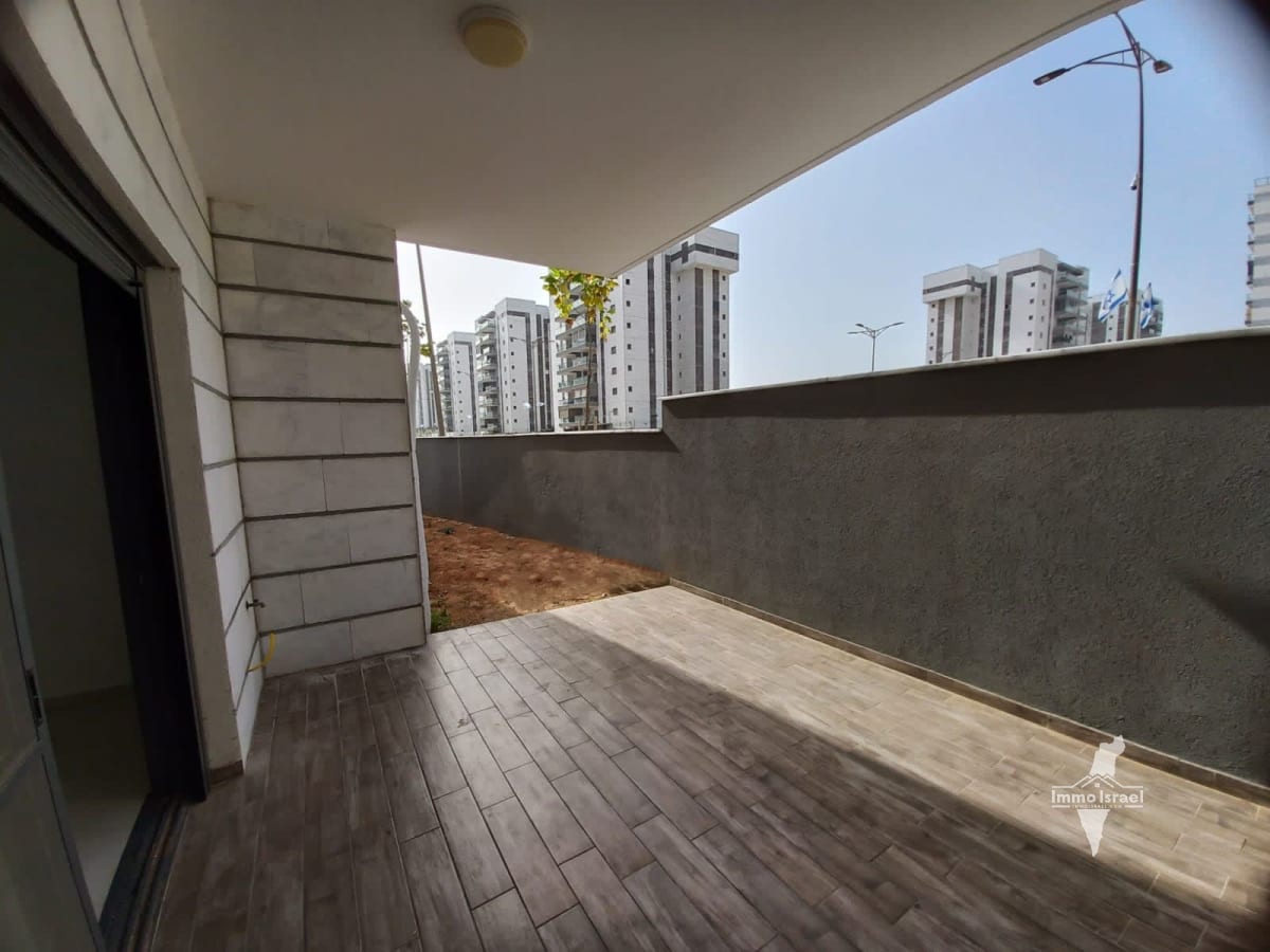4-room garden apartment for sale on Katif Street, Netivot