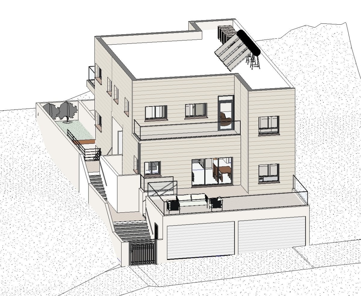 Plot for building 2 houses in Moshav Lapid near Modi'in