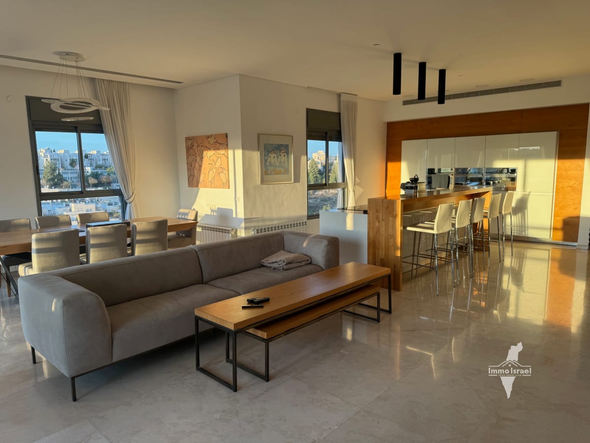 5-room penthouse for sale on Eliezer Shiloni Street, Jerusalem