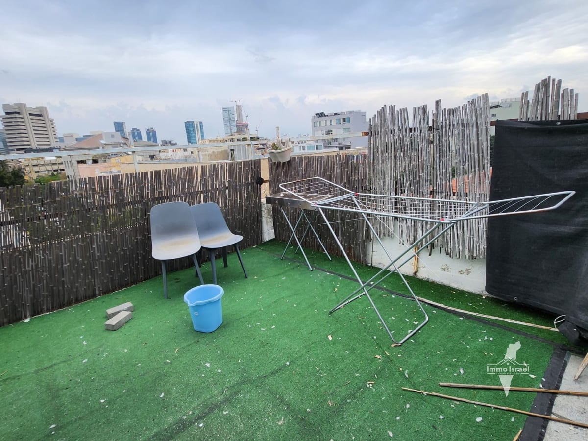 3.5-room rooftop apartment for sale on Allenby Street, Tel Aviv