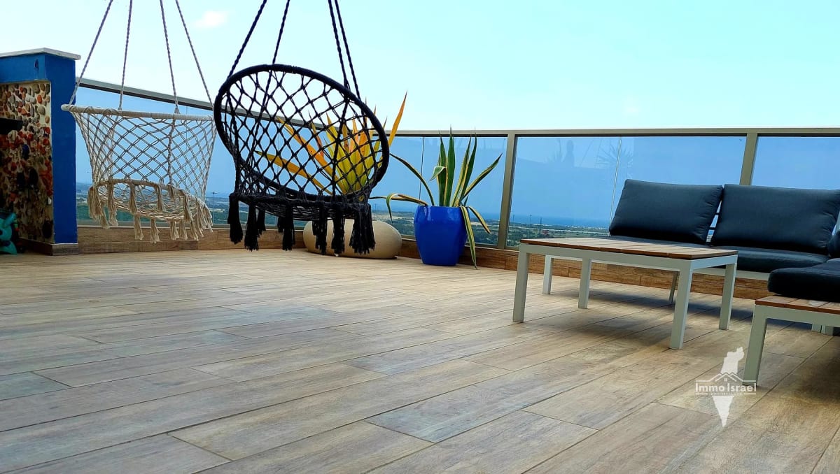 Penthouse de 5 pièces à vendre sur la rue Ma'agal HaShalom, Rishon LeTsiyon