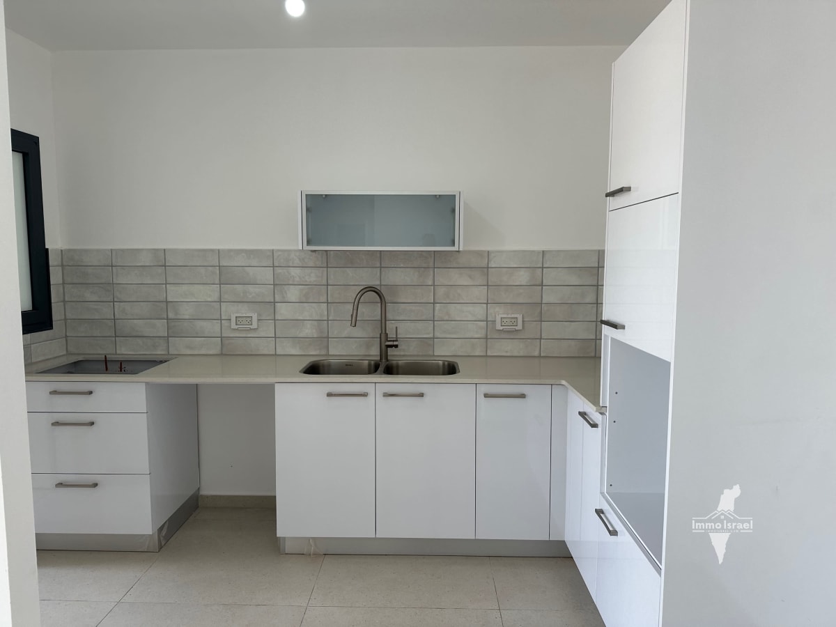 3-Room Garden Apartment For Sale On HaRav Mordechai Eliyahu Street, Kiryat Malakhi