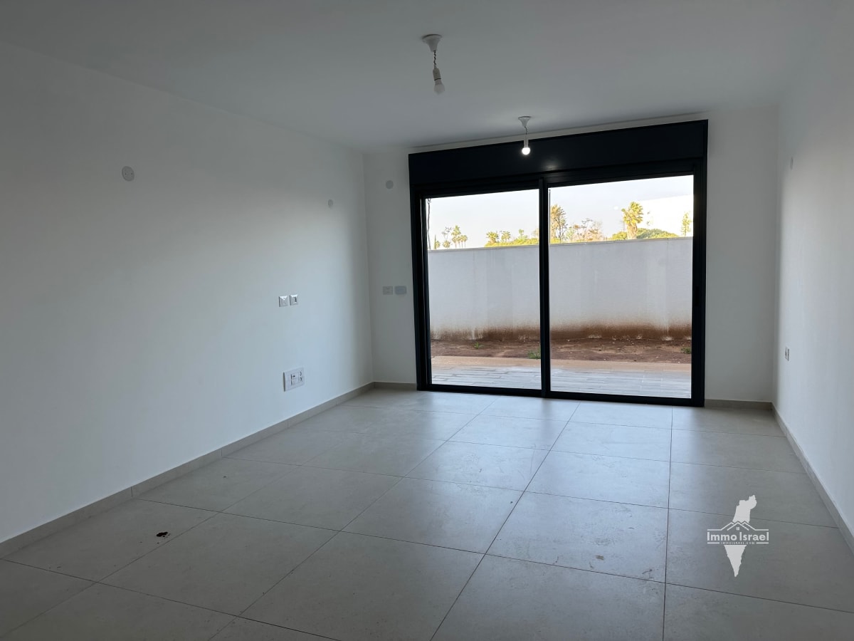 3-Room Garden Apartment For Sale On HaRav Mordechai Eliyahu Street, Kiryat Malakhi