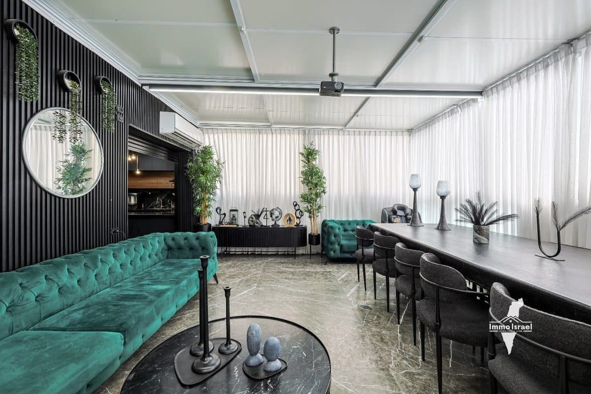 Квартира с садом из 4 комнат на продажу на улице Элиягу Корен, Иерусалим