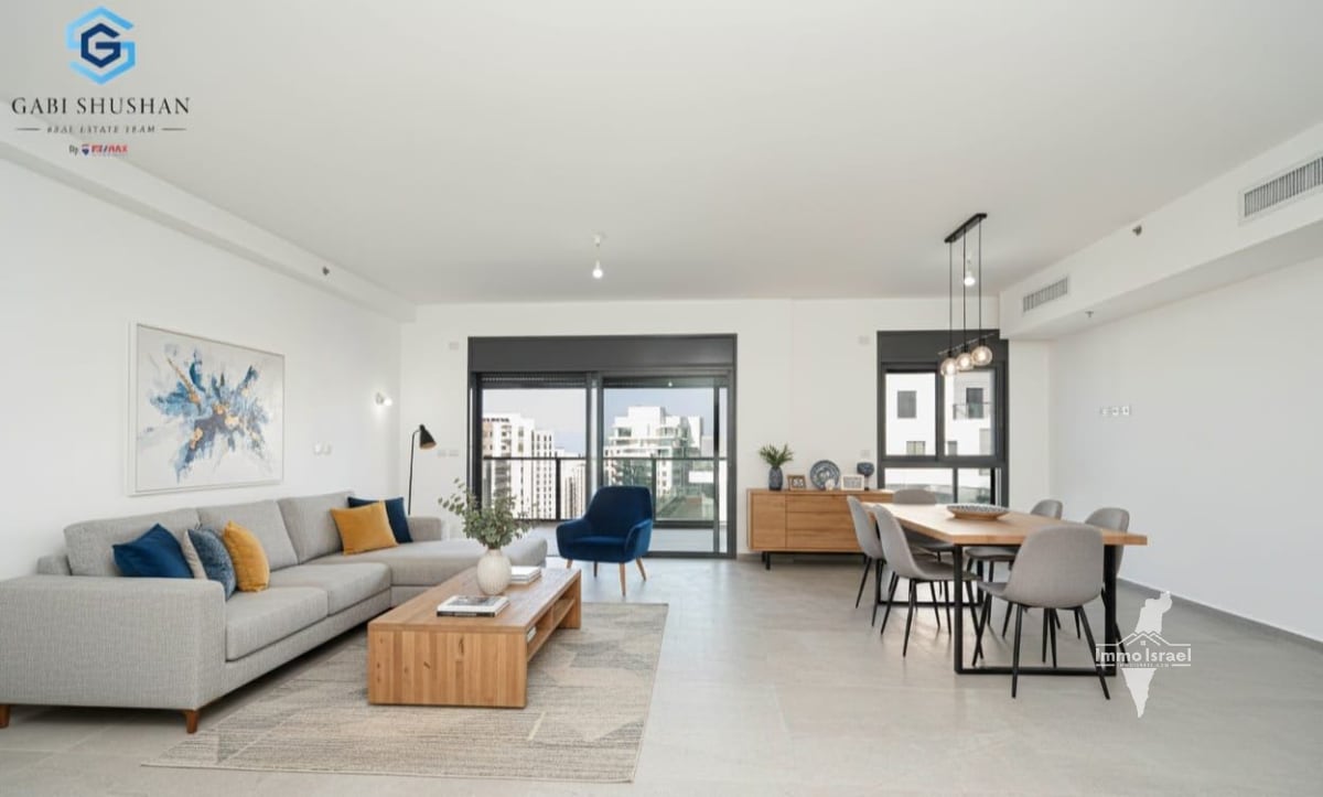 Пентхаус с 5 комнатами на продажу на улице Амнон Липкин Шахак 14, Нетания