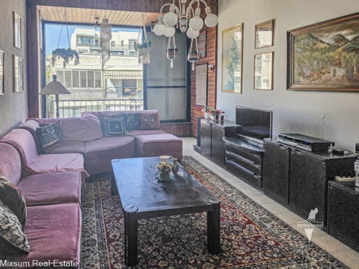 3-Room Apartment For Sale On Hovevei Zion Street, Tel Aviv