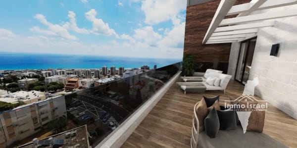New 5.5-Room Penthouse from Contractor for Sale on HaYam Road, Haifa