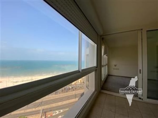 2-Room Apartment with Sea View for Sale at 87 HaYarkon Street, Tel Aviv-Yafo