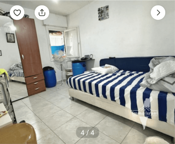 Appartement de 2,5 pièces à vendre dans un projet de rénovation urbaine à Netanya