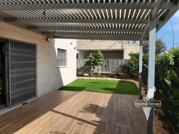 4-room garden apartment for sale on Nachlieli Street, Tzur Hadassah