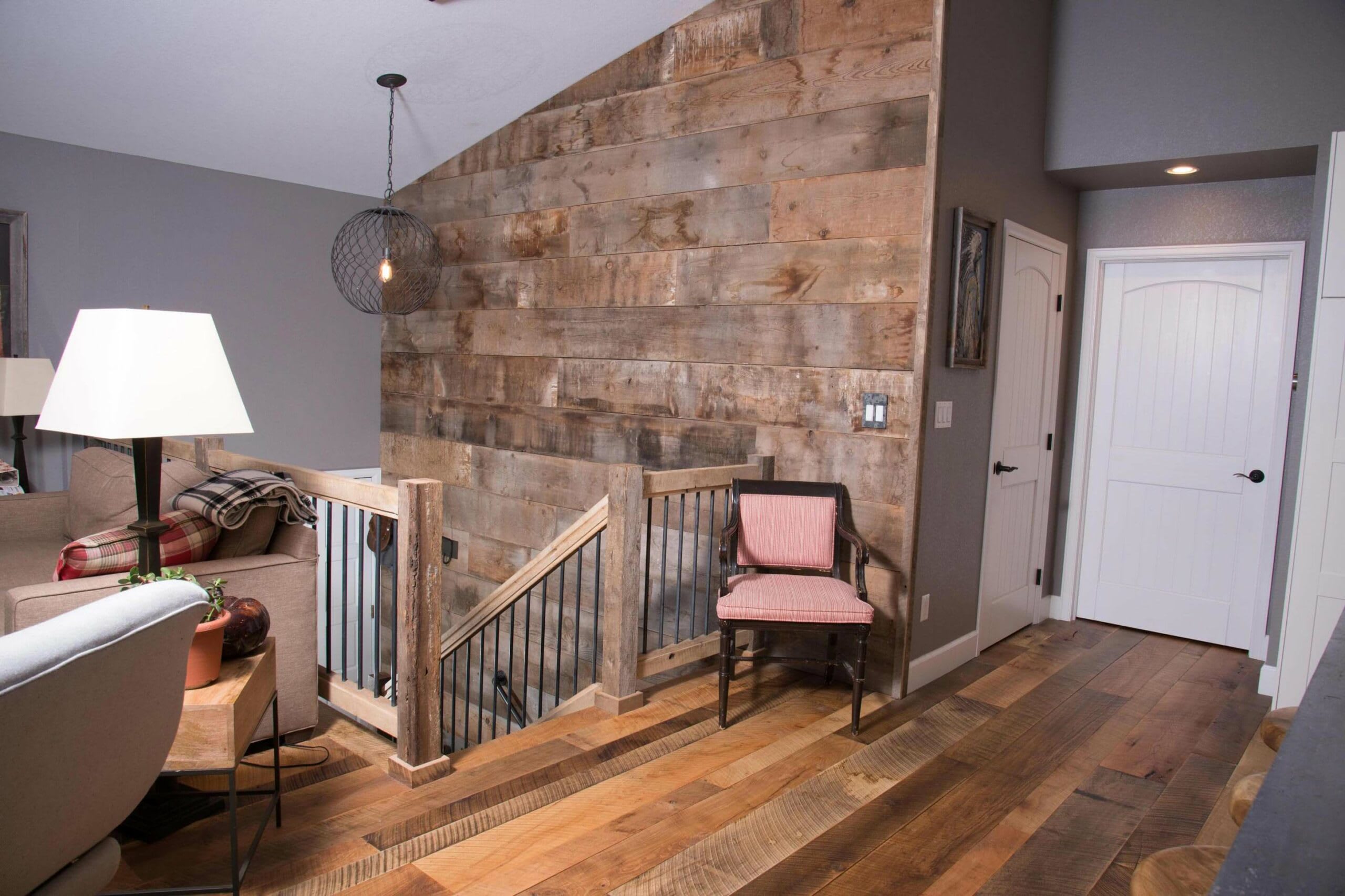 Reclaimed Barn wood wall covering 5/8" wide plank 4.5" - 9.5" widths - Eco-Building Products