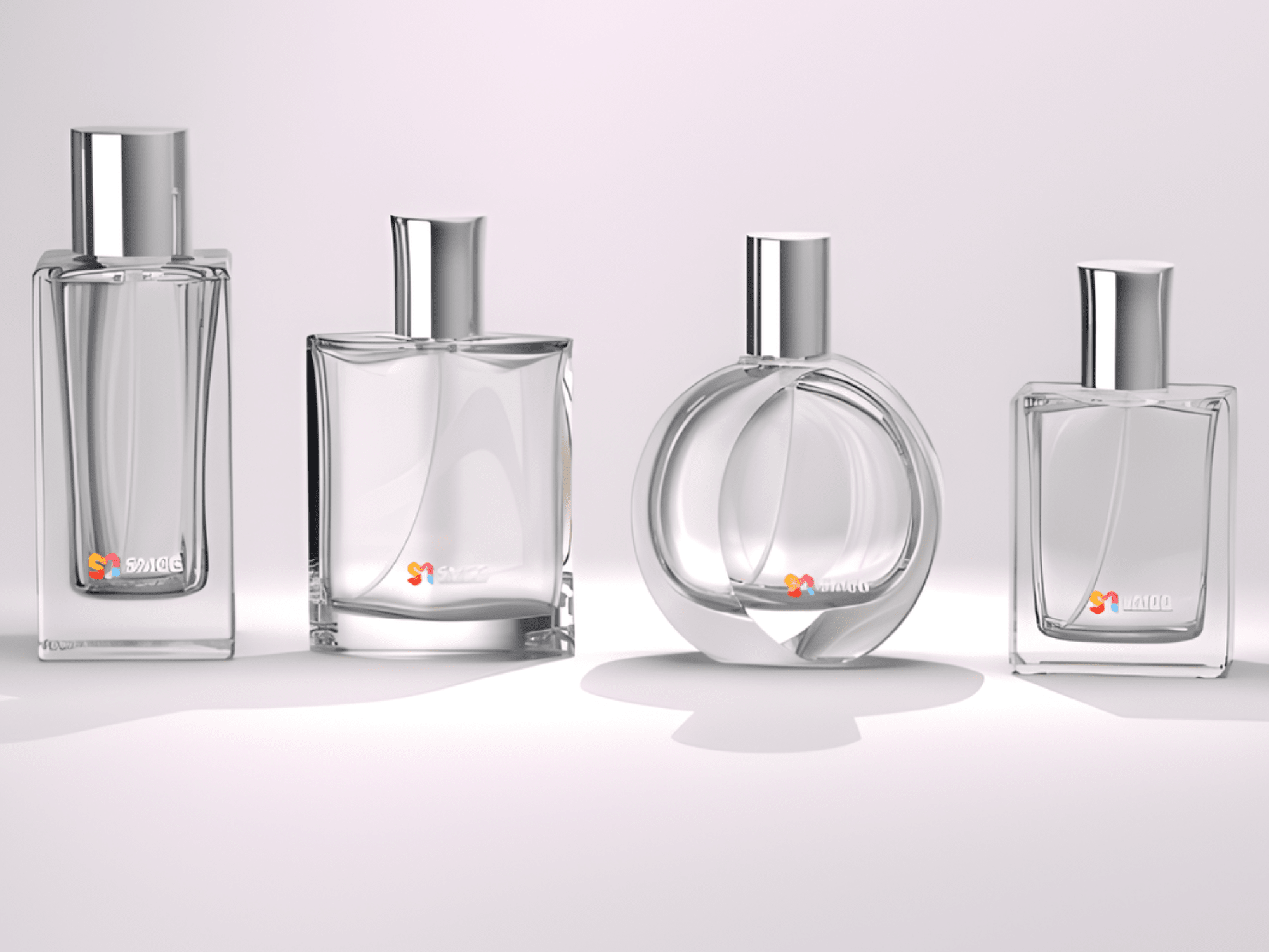 Somang SMCG Korean glass cosmetic bottles with premium finish quality