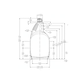 The image shows the Resilux 32.0oz PET Bottle. The bottle is made of clear plastic with a smooth surface and has a cylindrical shape. It features a standard screw-top opening and is empty, showcasing its transparent nature. The bottle appears to be lightweight and is designed for holding liquids.