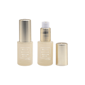 0.5oz /15ml Glass Cylinder Bottle with Pump