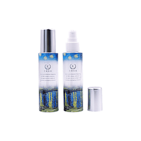 2.7oz /80ml Glass Cylinder Bottle with Pump