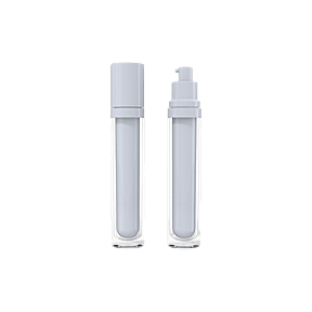 1.7oz /50ml Refillable PETG Cylinder Bottle with Pump