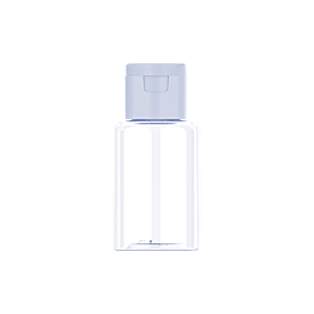 0.7oz /21ml PET Cylinder Bottle with Flip Top Cap