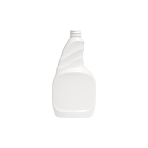 16.9oz /500ml 28-410 PET Bottle with Grooved Angled Neck