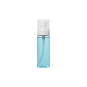 3.4oz/100ml 22-410 PET Cylinder Bottle with Fine Mist Sprayer & Clear Flush Overcap for Face Mists & Setting Spray