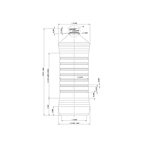 40oz /1183ml 28-400 PET Bottle