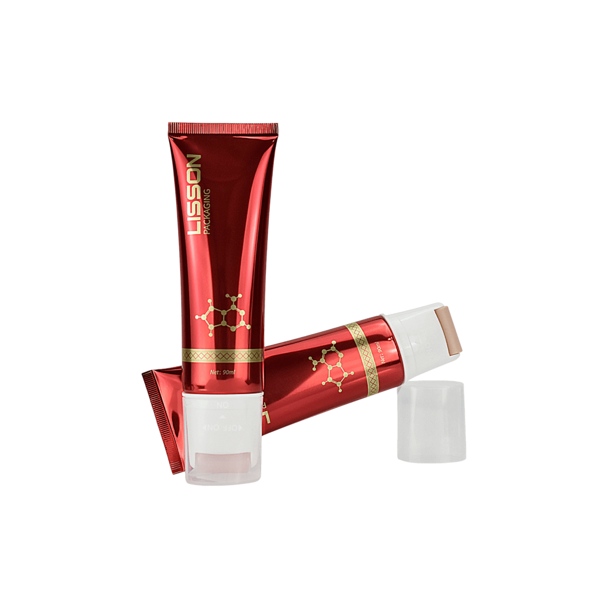 35mm 1.4-3.4oz (41ml-101ml) Ceramic Roller PE Tube