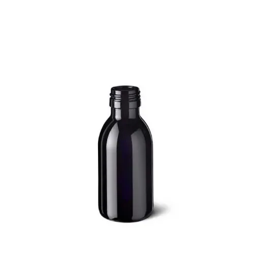 3.4oz /100ml 28-PP Glass Round Bottle
