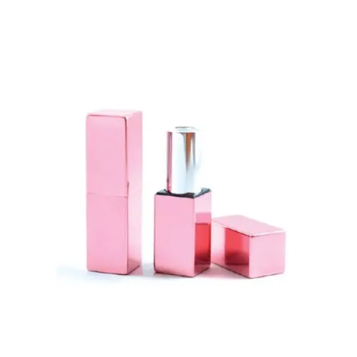 Aluminum Square Lip Stick with Magnetic Closure