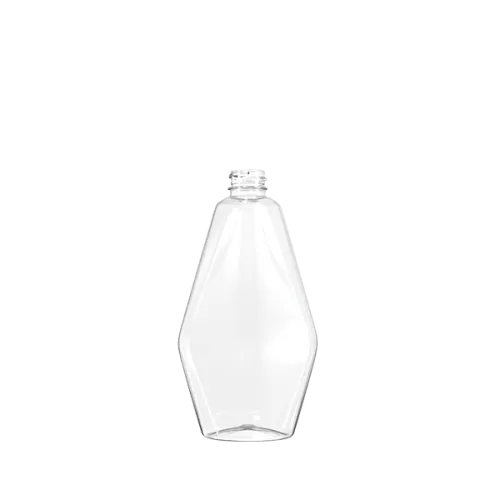 The image shows a Resilux 16.0oz PET Bottle. The bottle is clear and cylindrical with a smooth surface. It has a standard screw-top neck designed for compatibility with various caps. The bottle's simple and clean design makes it suitable for a variety of liquid products.