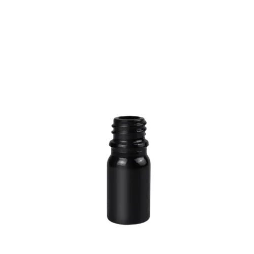 0.2oz/5ml Glass Boston Round Dropper Bottle, Ideal for Essential Oils & Cosmetic Sampling