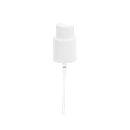 The image displays the Calaso PP Sprayer 24/410. It is a plastic spray nozzle, primarily white with a clear, transparent overcap. The sprayer has a ribbed collar for better grip and compatibility with bottles that have a 24/410 neck size. The trigger mechanism is ergonomically designed for ease of use.