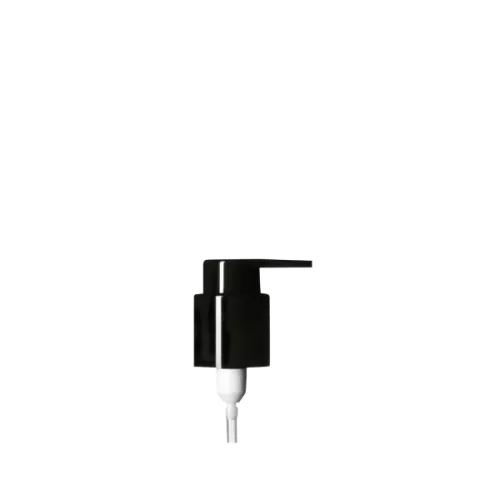 The image features the Calaso PP Pump 24/410. It shows a white plastic pump dispenser with a smooth, cylindrical body and a standard pump head. The pump is designed to fit a 24/410 neck size, typically used for dispensing liquids such as lotions, soaps, or other personal care products. The design is simple and functional, with a clean, minimalist appearance.