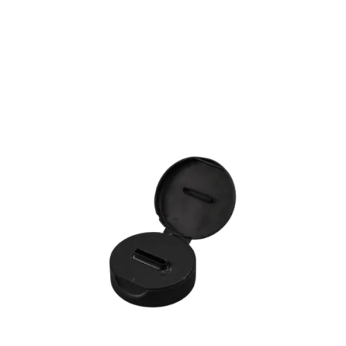 The image shows the MRP Solutions PP Flip Top Cap 38-400. The cap is primarily white and features a smooth, rounded design with a flip-top mechanism. The flip-top section has a slightly raised surface for easy opening. The cap appears to be made of plastic and is designed to fit a 38-400 neck finish, commonly used for bottles and containers.