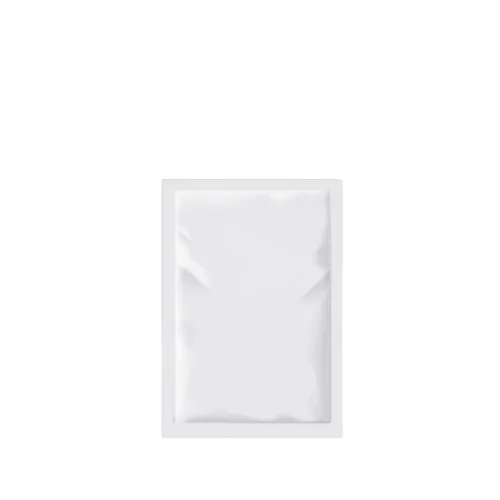 The image features the Elk Packaging 6.0oz Paper Pillow Pouch. The pouch is a rectangular, pillow-shaped package with a smooth, matte finish. It has a natural, light brown color, characteristic of unbleached paper. The edges of the pouch are neatly sealed, and there is a visible horizontal seam at the top and bottom. The front of the pouch is plain, without any labels or branding, emphasizing its minimalist design. The overall appearance is clean and simple, making it suitable for a variety of products.