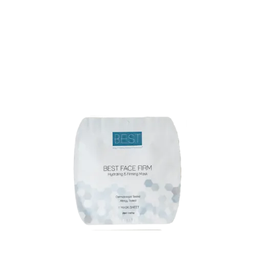 The image shows the Expack 0.3oz PE Standup Pouch PCR UniShape Die-Cut 8.0ml. The pouch is designed with a distinctive stand-up base, allowing it to remain upright when filled. It has a sleek, clear appearance, with a die-cut shape that provides a modern and functional look. The pouch is likely made from polyethylene (PE) material and is suitable for holding small quantities of products, such as samples or travel-sized items.