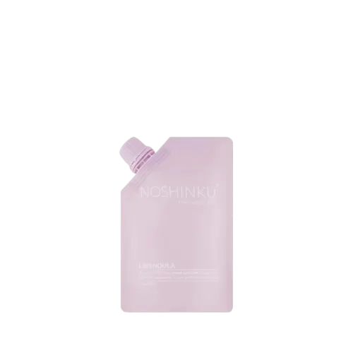 The image shows the ExPäcK 11.2oz PE Pouch (Mono UniSpout 330ml). The pouch is a sleek, rectangular-shaped flexible container with a spout for easy pouring and a twist-off cap for secure closure. The pouch is white with a minimalist design, featuring clean lines and a smooth surface.