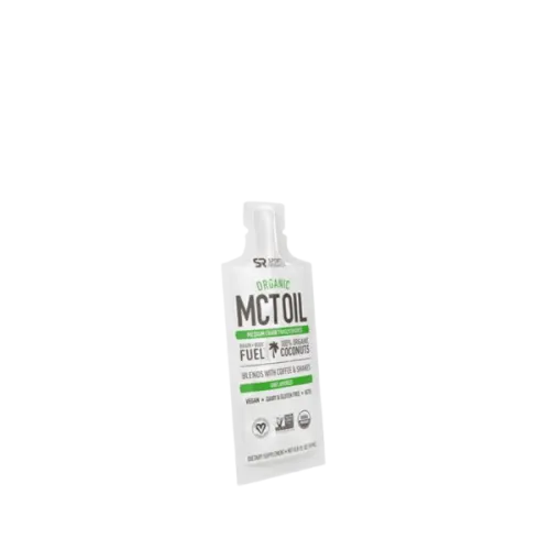 The image shows a small, rectangular, flat sachet labeled as "Identipak 0.3oz PE Sachet Sport Drink Sachet." The sachet is designed to hold 10ml of a sports drink. The packaging is sleek and appears to be made of a flexible material, likely polyethylene (PE). The front of the sachet features the product name and other relevant information in clear, easy-to-read text.