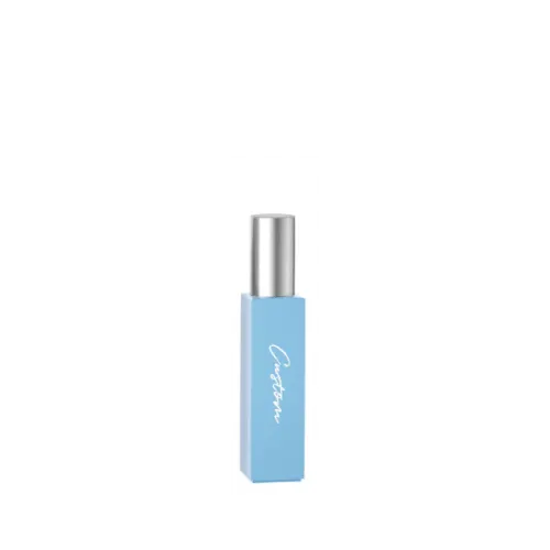 0.34oz/10ml Square Glass Roll-On Perfume Bottle with 13mm Rollerball
