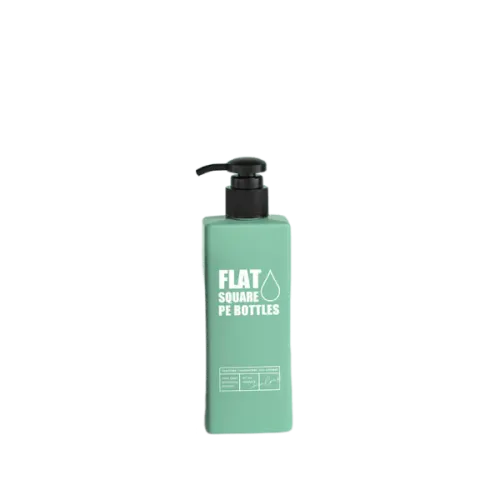8.45oz/250ml PE Tall Rectangle Bottle with 24mm Neck
