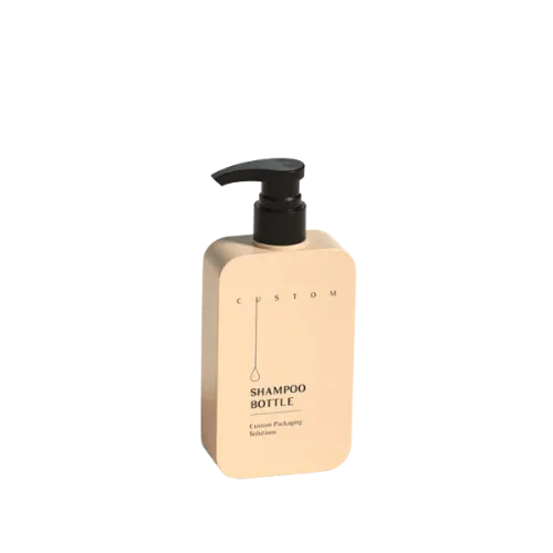 10oz/300ml PETG Rounded Rectangle Cosmetic Bottle with 28mm Pump