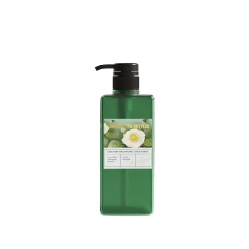21oz/620ml PETG Tall Square Bottle with 33mm Neck & Pump