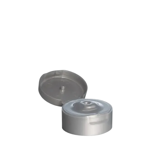 The image shows the MENSHEN PP Tube Cap M22 Tube Closure. The product is a small, cylindrical cap designed for tube packaging. It is primarily white with a smooth surface and a slight groove near the top for easy gripping. The top of the cap is flat, and the overall design is simple and functional.