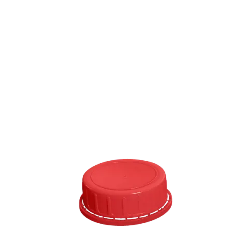 The image displays the MENSHEN PP Threaded Closure 80 Chemical Closure. It is a cylindrical, white plastic cap designed for containers, featuring a textured grip for easy handling and a threaded inner surface for secure attachment to compatible bottles or containers. The closure appears to be robust and well-engineered for chemical containment.