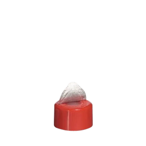 Image of the MENSHEN PP Threaded Closure 28-410 Screw Closure. The product is a white, cylindrical plastic screw cap with a ridged outer edge for easy gripping. The top of the cap is flat and smooth, and the threading is visible on the inside of the cap, designed to fit securely onto compatible containers.