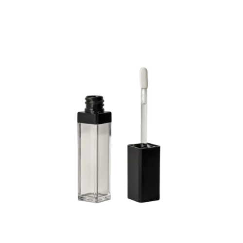 0.2oz /6ml Frida PET Square Lip Gloss Tube with Essential Applicator