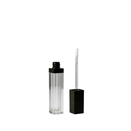 0.2oz /7ml Great Frida PET Square Lip Gloss Tube with Essential Applicator